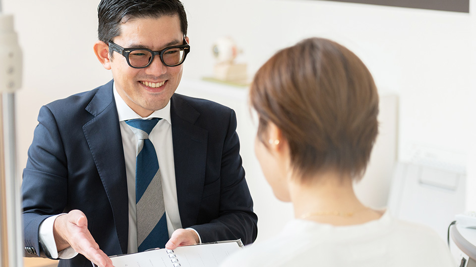 丁寧なヒアリングでお客様に寄添います