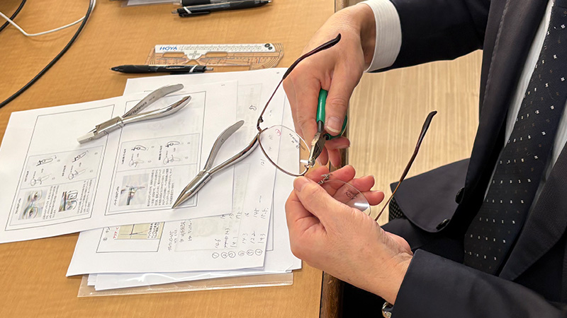 フィッティング目測と実測"