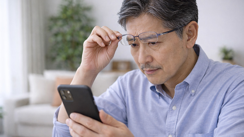 老眼って何が起きているの？